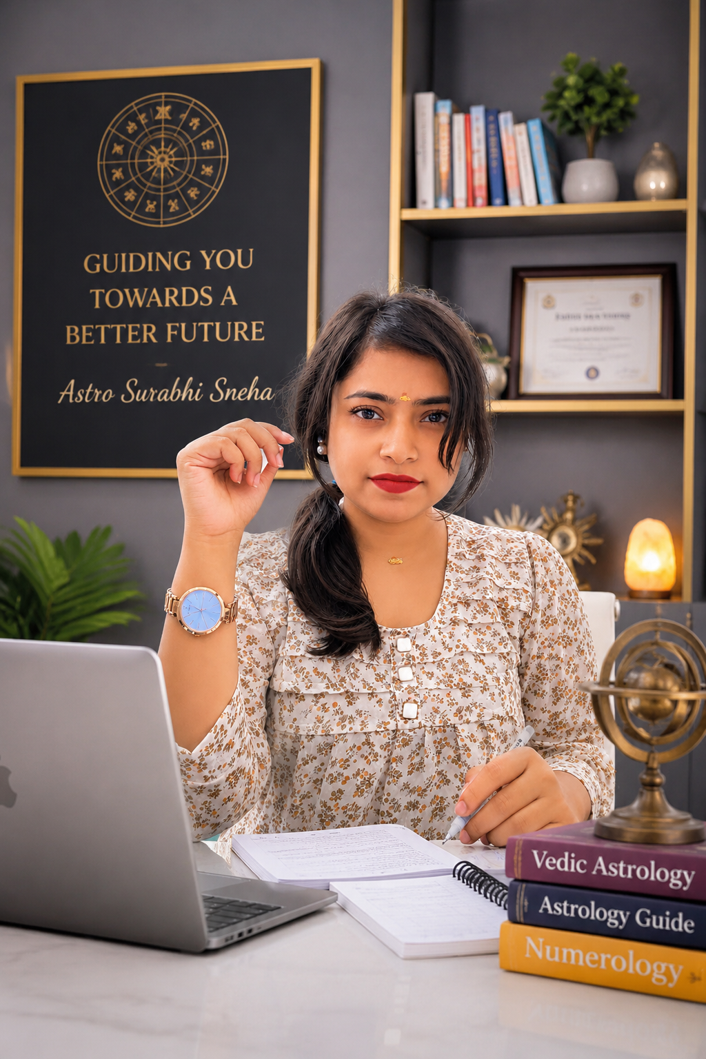 Astro Surabhi Sneha, Vedic astrologer and palm reader
